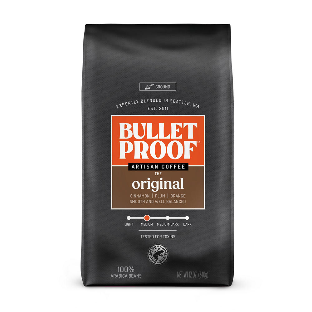 Bulletproof The Original Medium Roast Ground Coffee, 12 oz