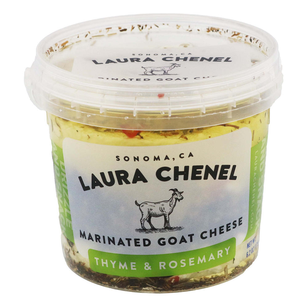 Laura Chenel Marinated Goat Cheese - Thyme & Rosemary, 6.2 oz