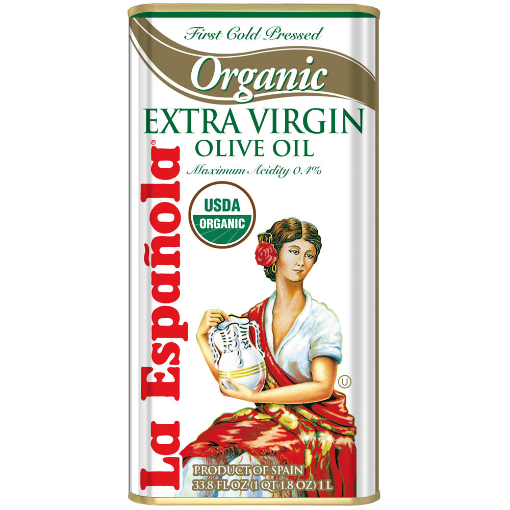 La Espanola Organic Extra Virgin Olive Oil, 1 L