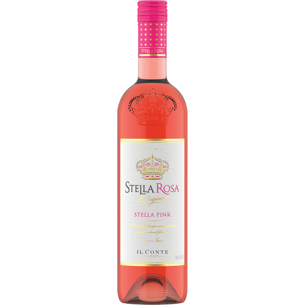 Stella Rosa Stella Pink Italy Semi Sweet Red Wine, 750 mL