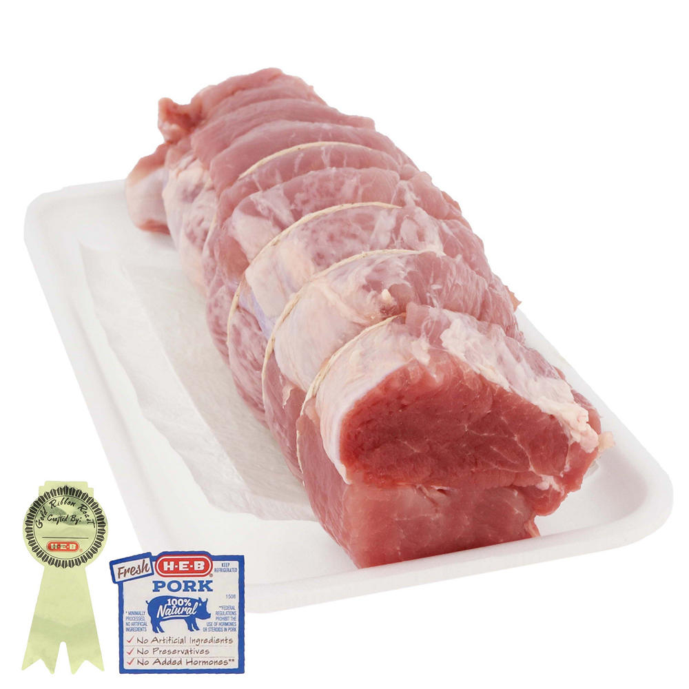 H-E-B Pork Tenderloin Roast, Gold Ribbon, Avg. 1.5 lbs