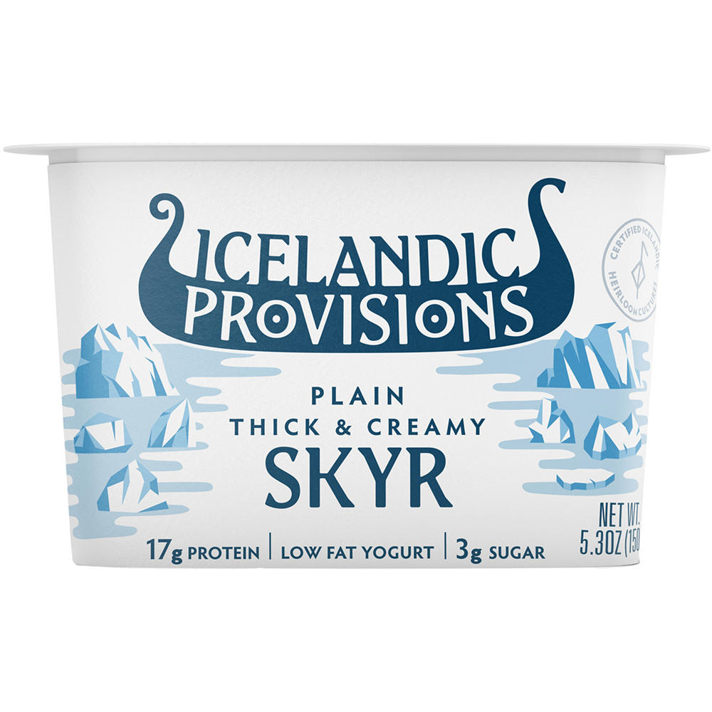 Icelandic Provisions 17g Protein Skyr - Plain, 5.3 oz