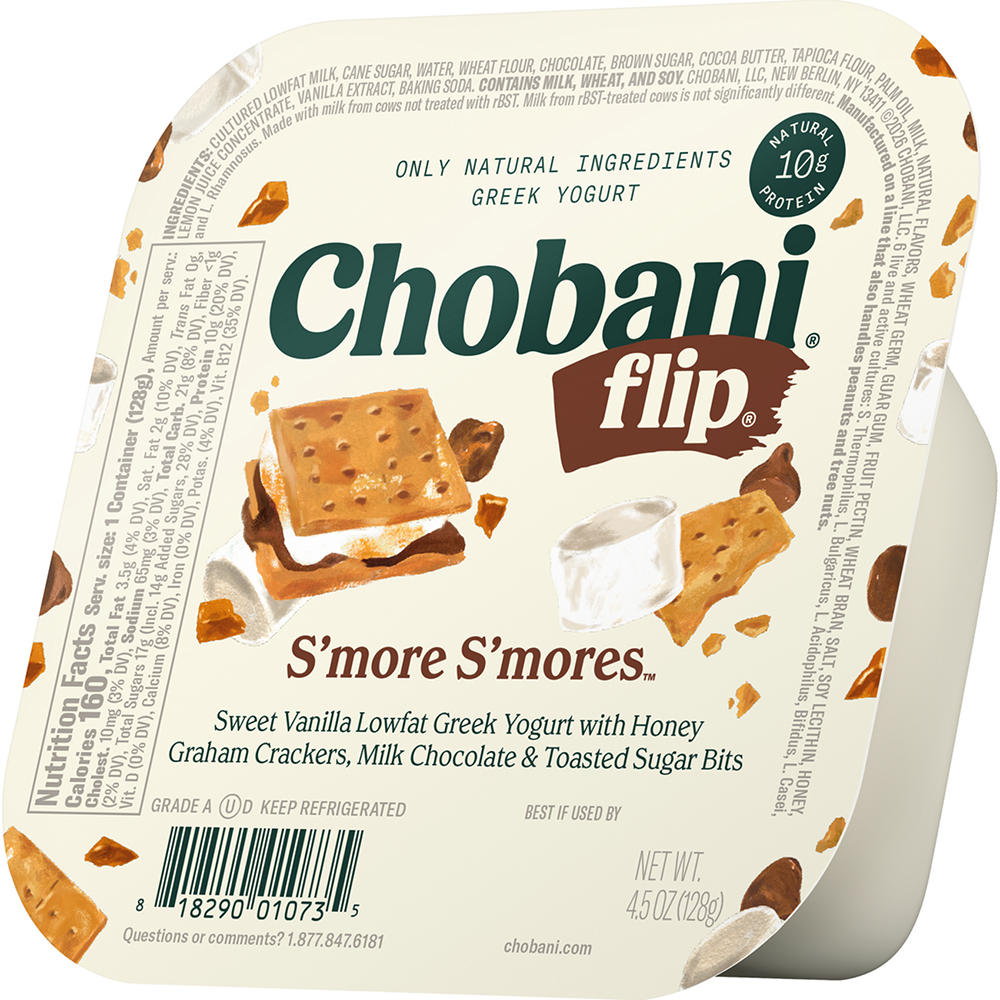 Chobani Flip Low-Fat S'more S'mores Greek Yogurt, 4.5 oz