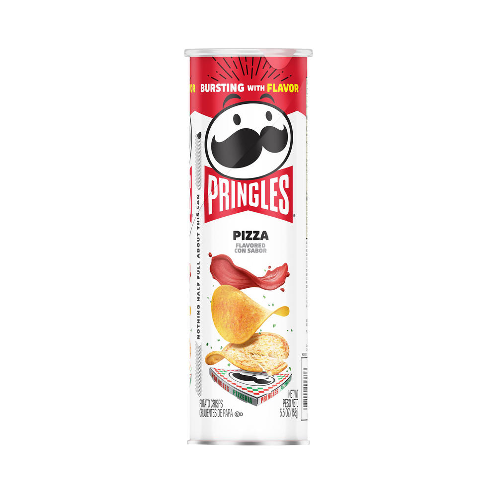 Pringles Pizza Potato Crisps Chips, 5.5 oz