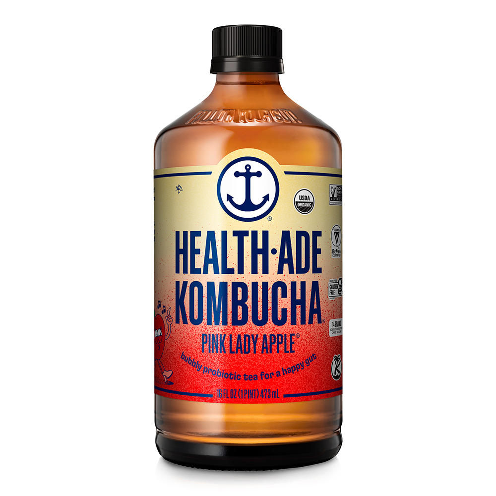 Health-Ade Organic Kombucha - Pink Lady Apple, 16 oz