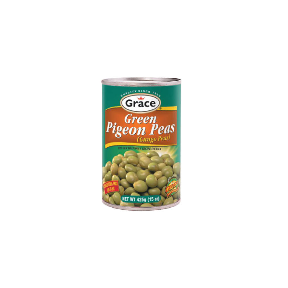 Grace Green Pigeon Peas, 15 oz
