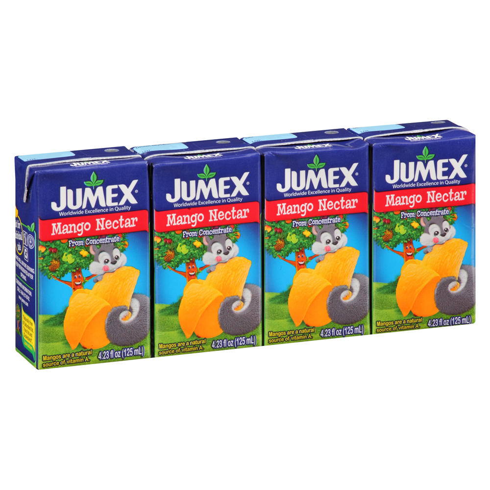 Jumex Mango Nectar 4 pk Boxes, 4.23 oz