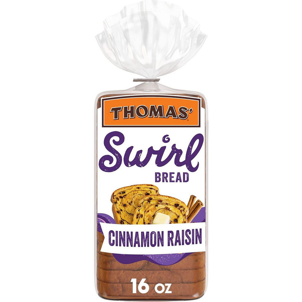 Thomas' Cinnamon Raisin Swirl Bread, 16 oz