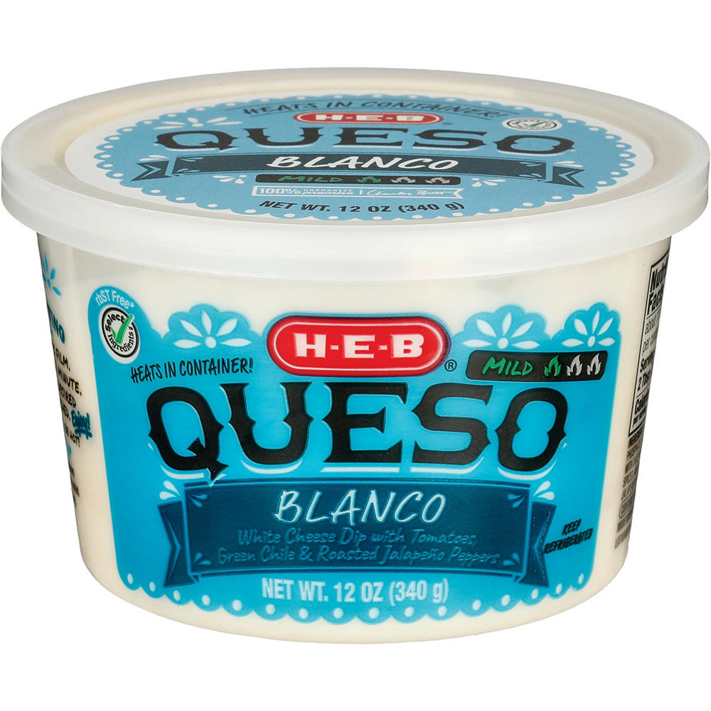 H-E-B Queso Blanco Dip - Mild, 12 oz
