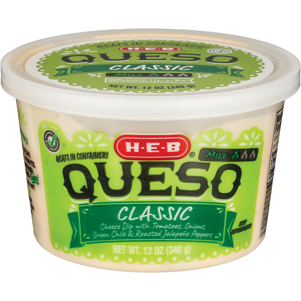 H-E-B Classic Queso Dip - Mild, 12 oz