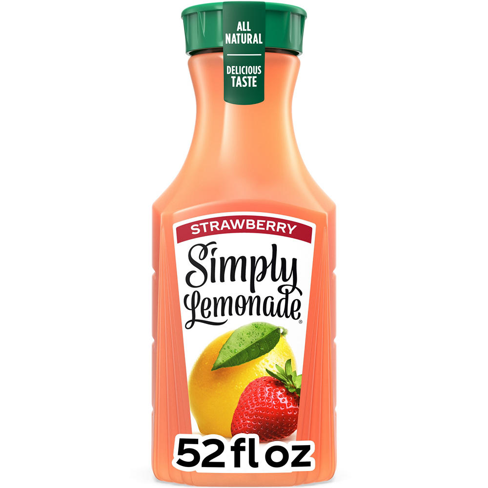 Simply Lemonade with Strawberry, 52 oz
