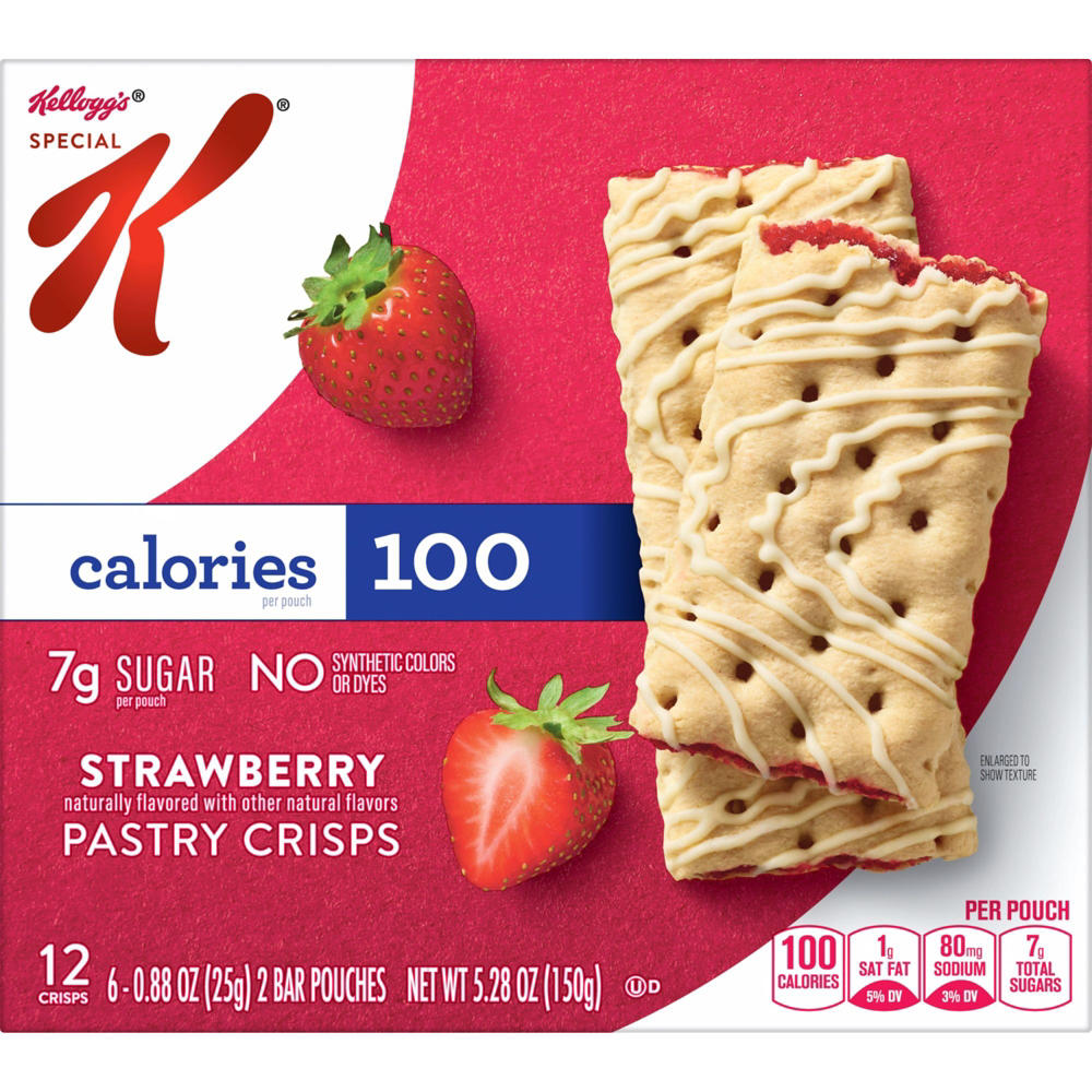 Kellogg's Special K Strawberry Pastry Crisps, 5.28 oz, 12 ct