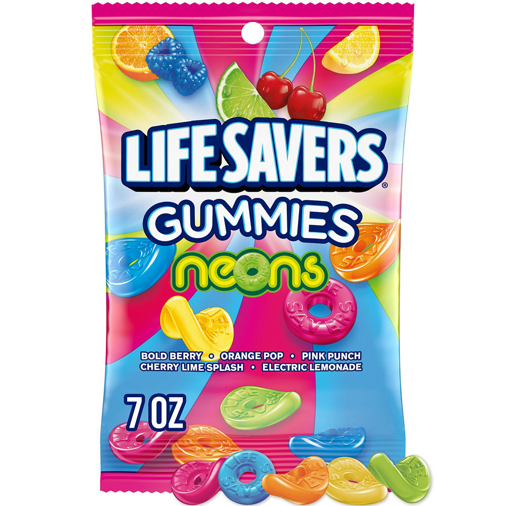 Life Savers Neons Gummy Candy Variety Pack, 12 pk, 7 oz