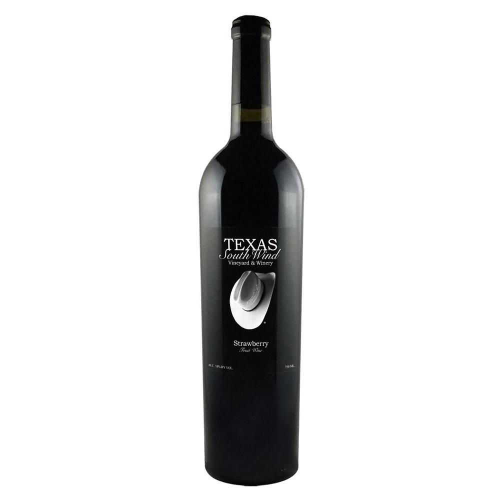 Texas South Wind Strawberry Fruit Wine, 750 mL
