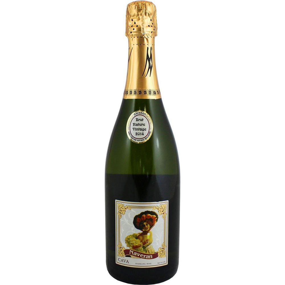 Naveran Organic Brut Cava Wine, 750 mL