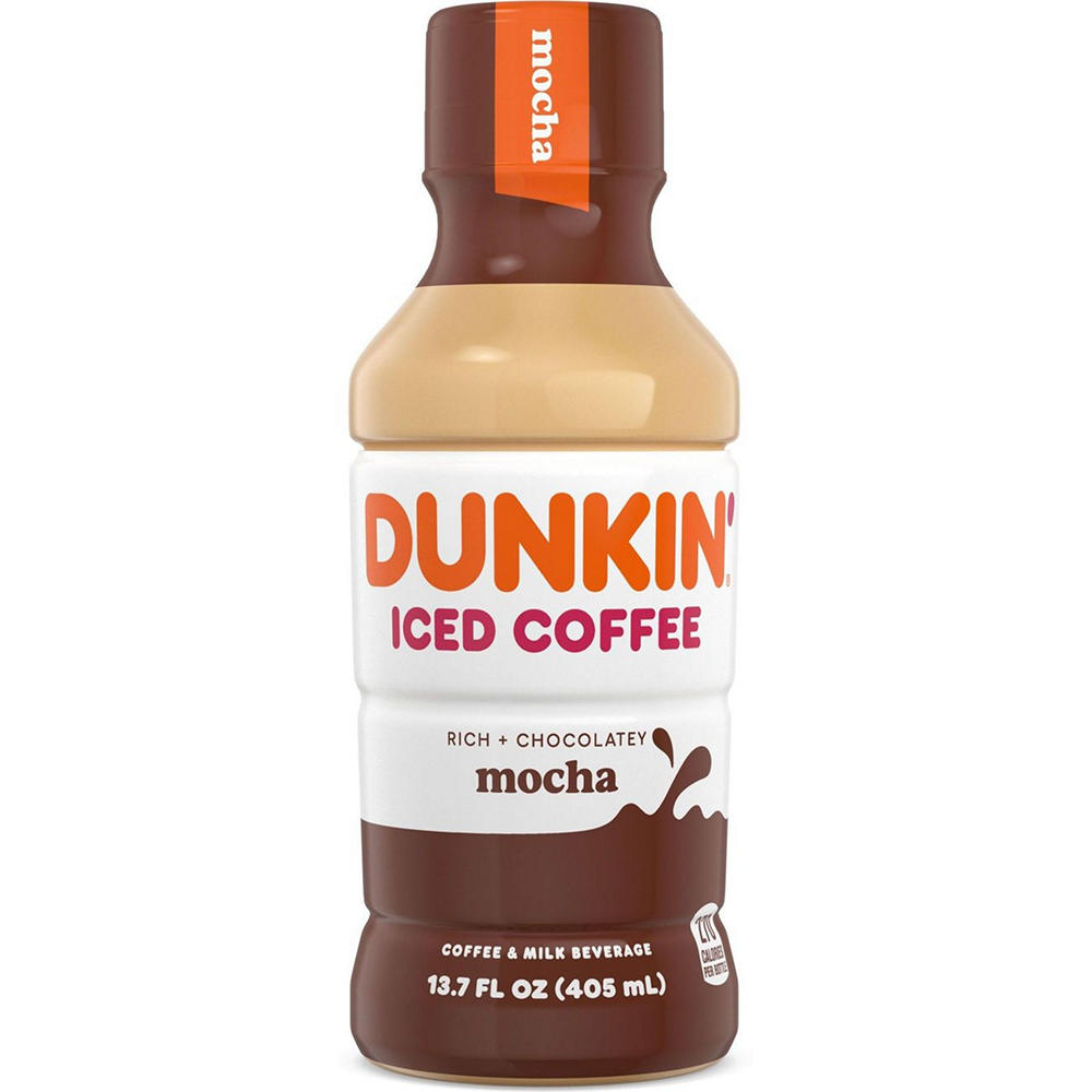Dunkin' Mocha Iced Coffee, 13.7 oz