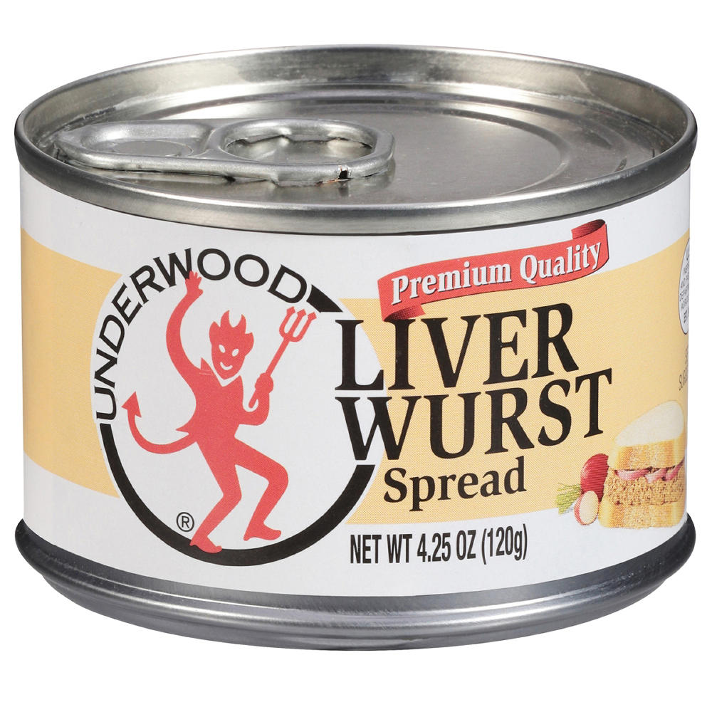 Underwood Liverwurst Spread, 4.25 oz
