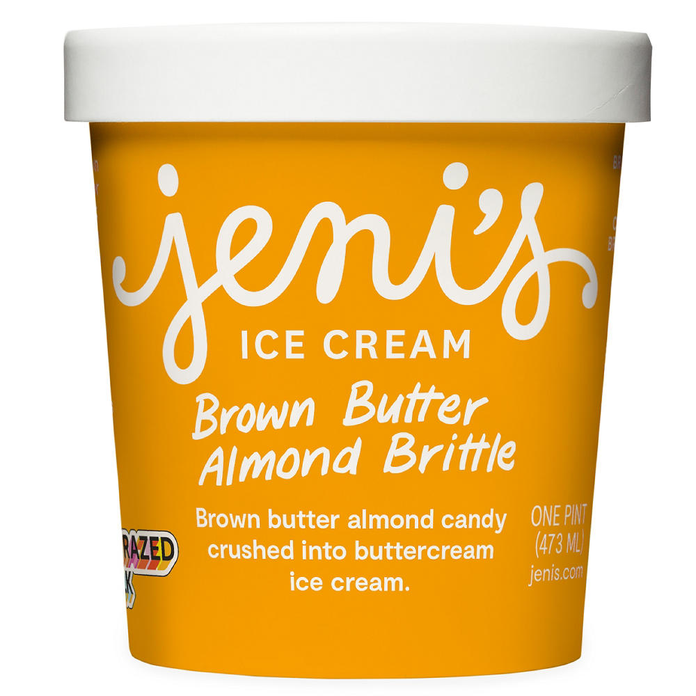 Jeni's Brown Butter Almond Brittle Ice Cream, 1 pt
