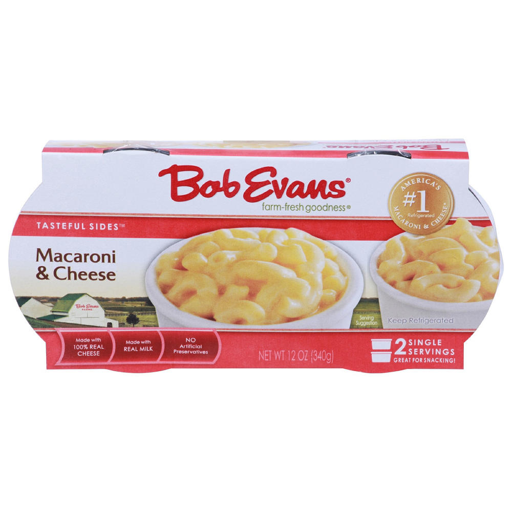 Bob Evans Macaroni & Cheese Twin Cups, 2 ct, 12 oz