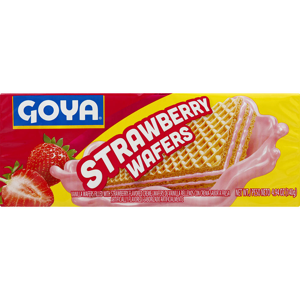 Goya Strawberry Wafers, 4.94 oz