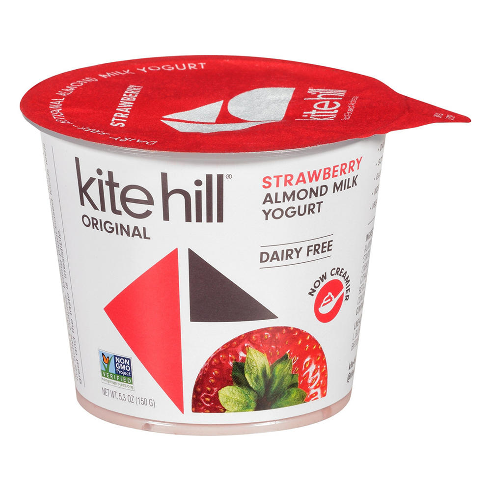 Kite Hill Strawberry Almond Milk Yogurt, 5.3 oz