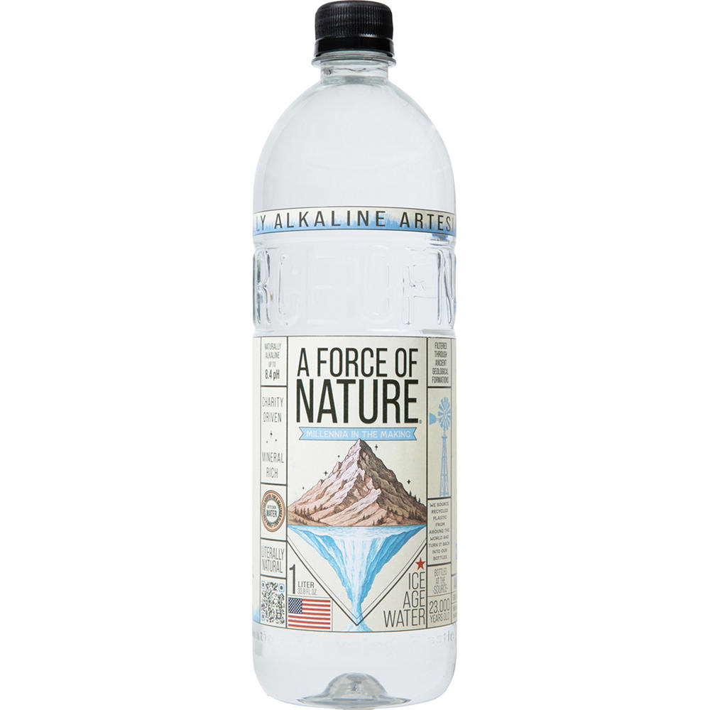 A Force of Nature Alkaline Artesian Water, 1 L