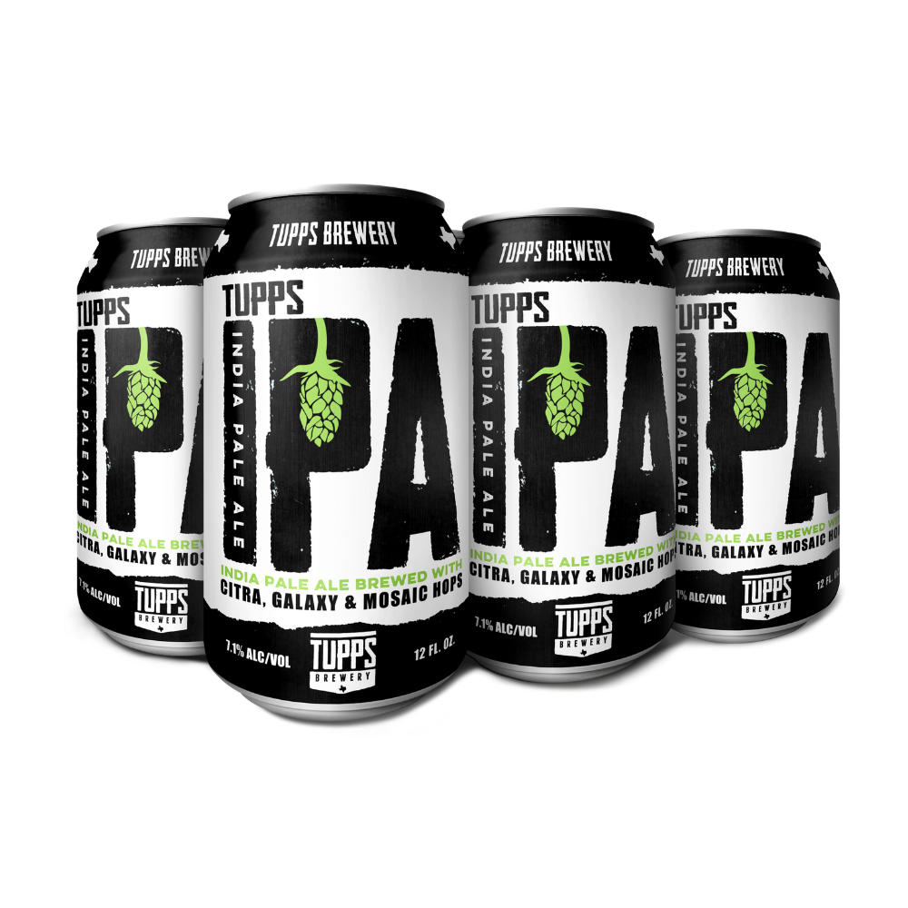 Tupps Brewery IPA Craft Beer 6 pk Cans, 12 oz