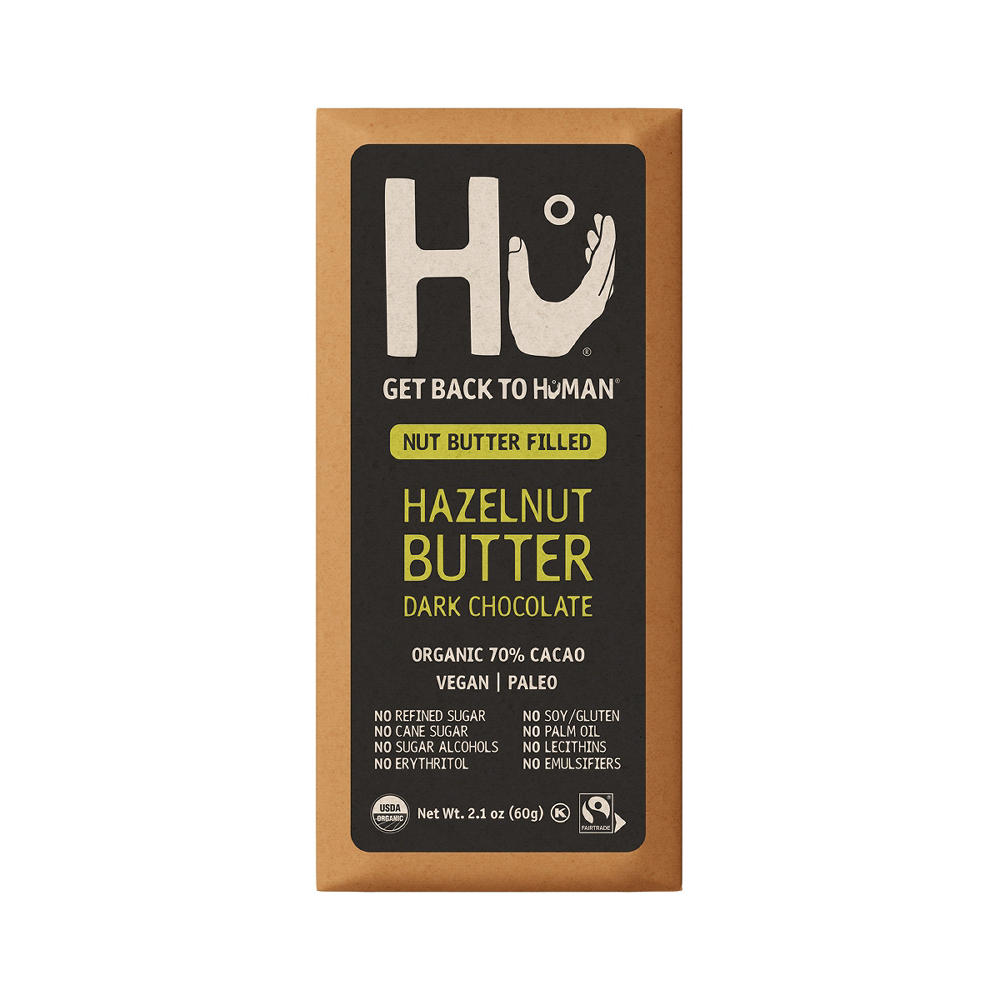 Hu Organic Hazelnut Butter Dark Chocolate Bar, 2.1 oz