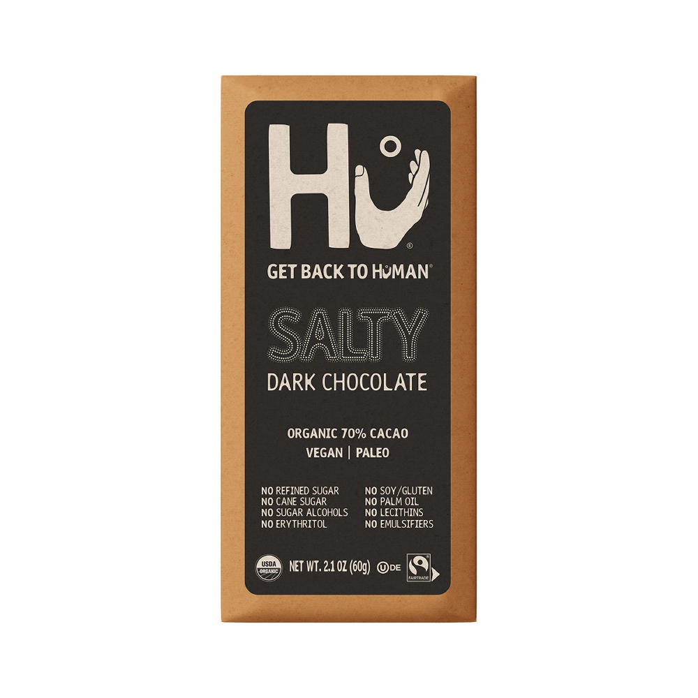 Hu Organic Salty Dark Chocolate Bar, 2.1 oz
