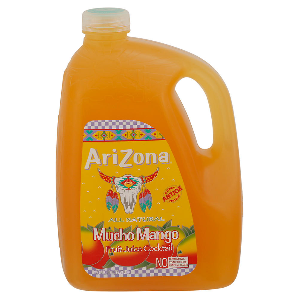 AriZona Mucho Mango Fruit Juice Cocktail, 128 oz