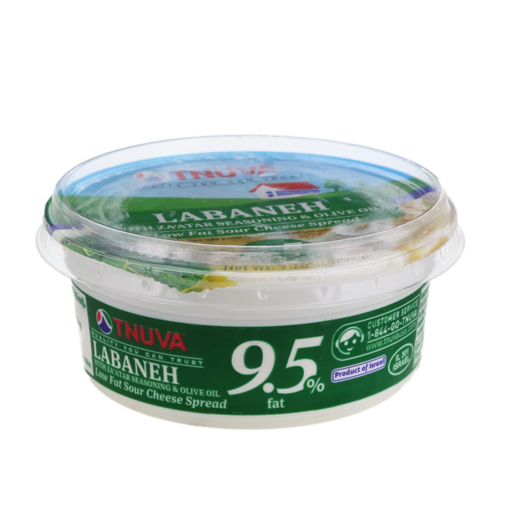 Tnuva Labaneh Cheese with Zaatar Seasoning & Olive Oil, 9.28 oz