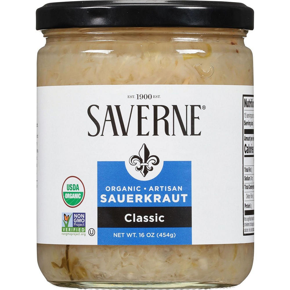 Saverne Organic Artisan Classic Sauerkraut, 16 oz