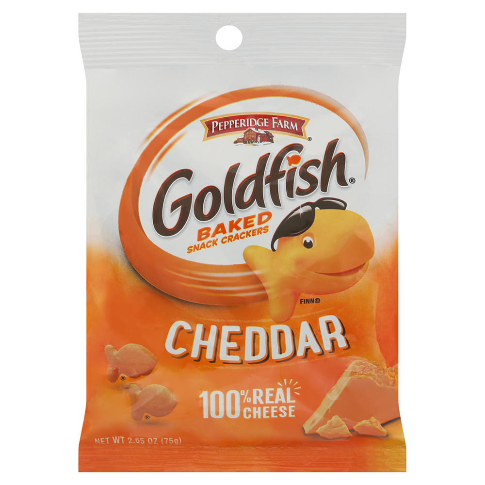 Pepperidge Farm Goldfish Cheddar Baked Snack Crackers, 2.65 oz