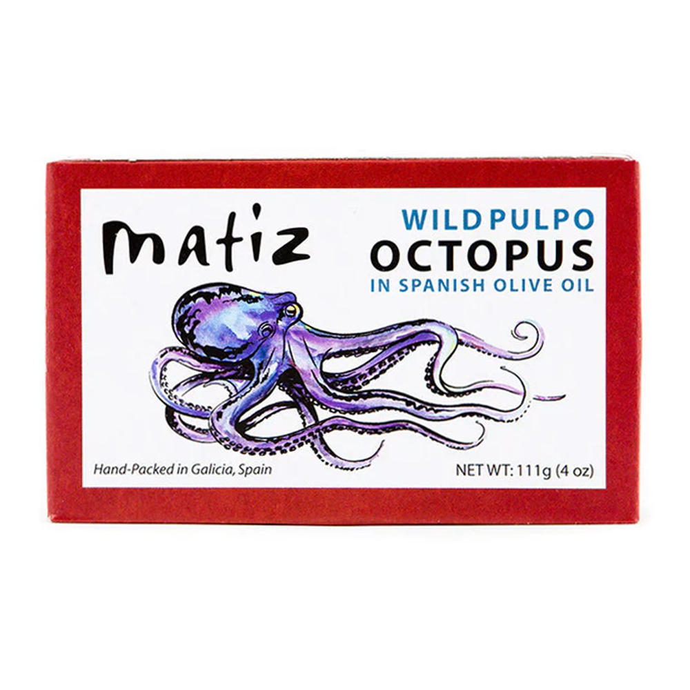 Matiz Wild Pulpo Octopus In Spanish Olive Oil, 4.2 oz