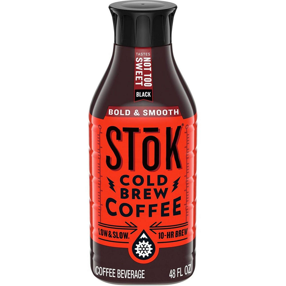 SToK Not Too Sweet Black Cold Brew Coffee, 48 oz