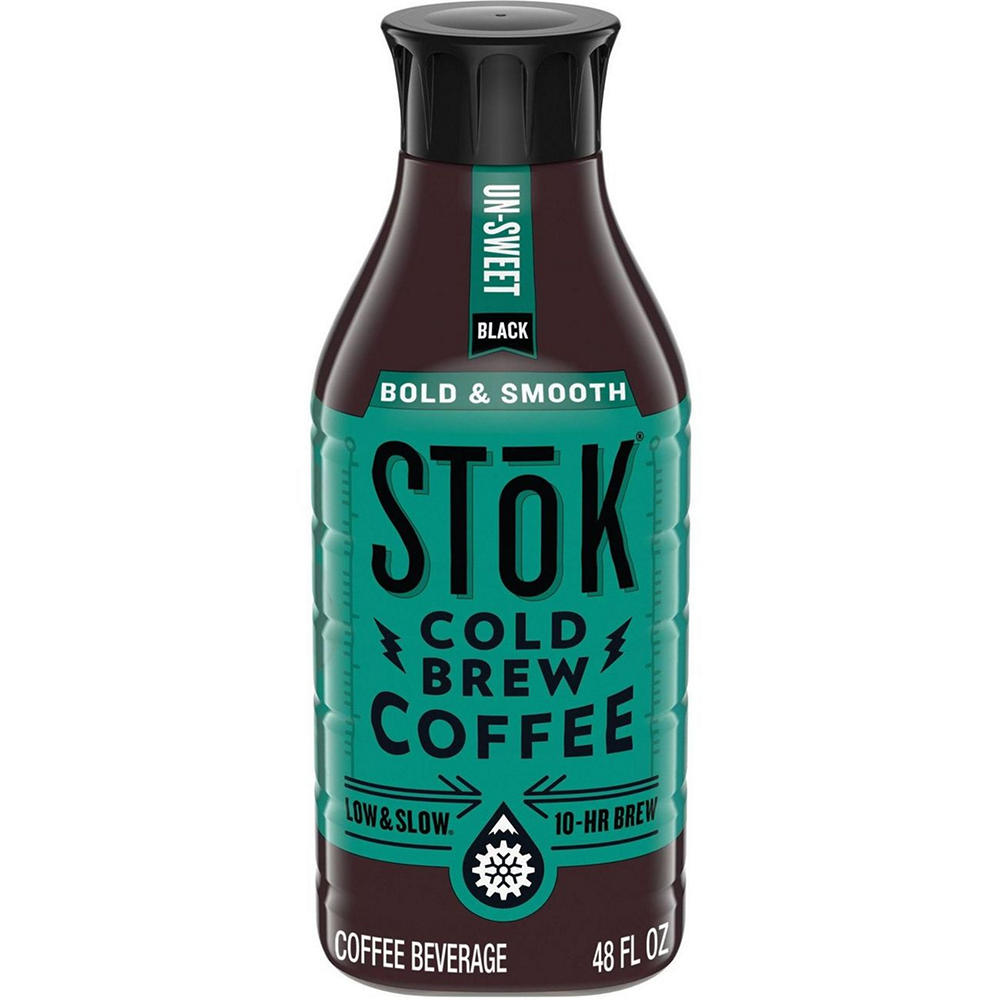SToK Bold & Smooth Black Unsweetened Cold Brew Coffee, 48 oz