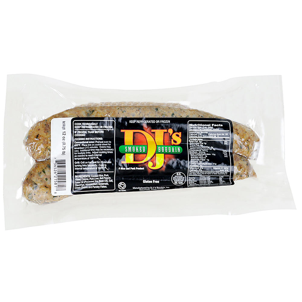 DJ's Smoked Boudain, 12 oz