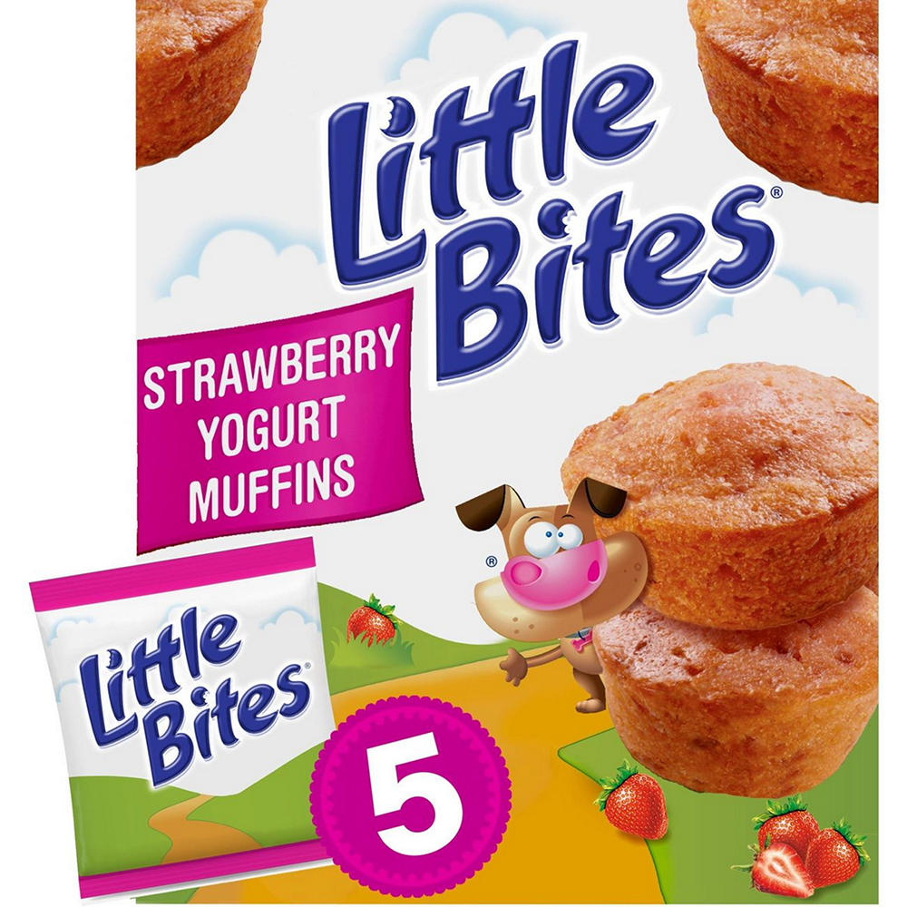 Entenmann's Little Bites Strawberry Yogurt Mini Muffins Packs, 5 ct