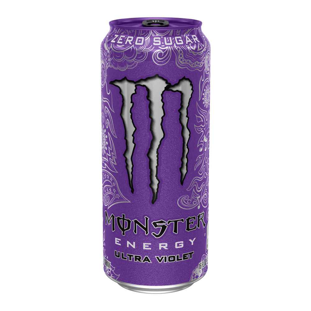Monster Energy Ultra Violet, Sugar Free Energy Drink, 16 oz