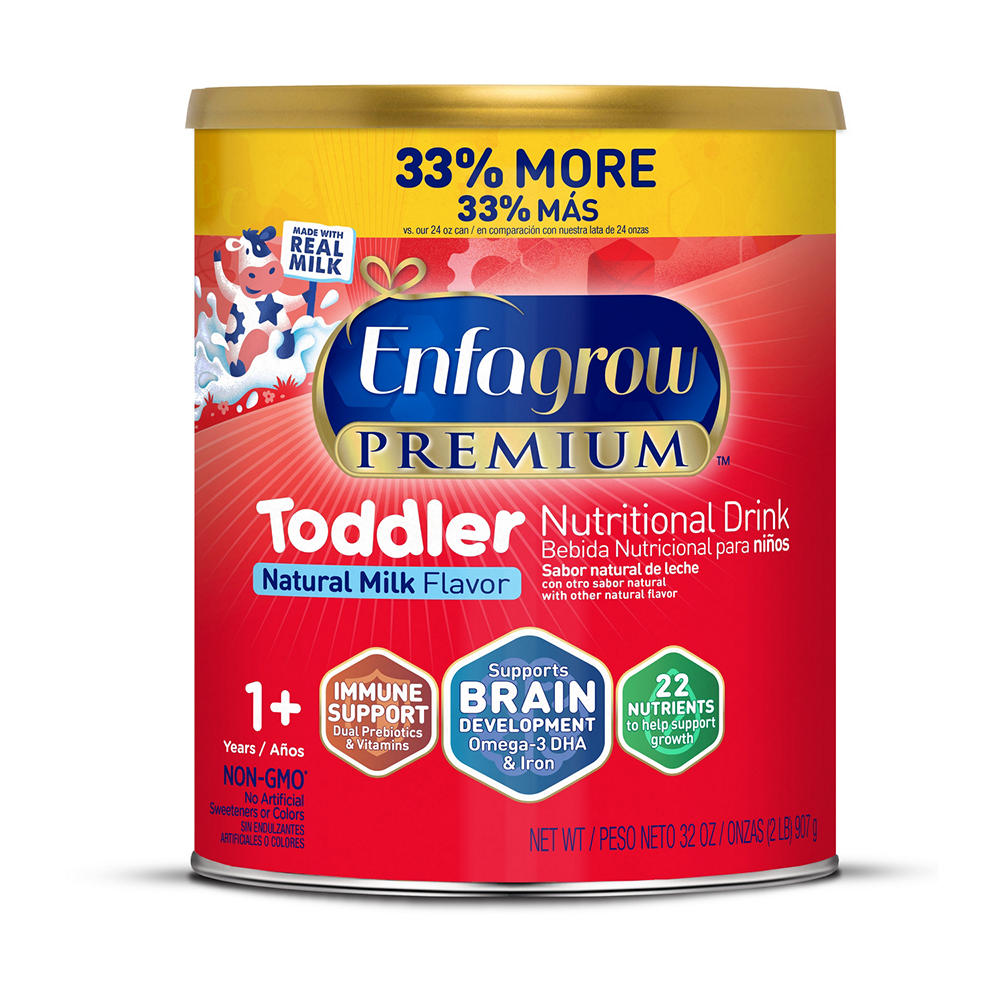 Enfagrow Premium Toddler Nutritional Drink - Brain-supporting Trio, 32 oz