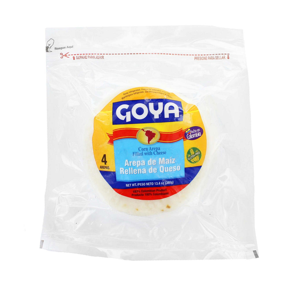Goya Arepa de Maiz Rellena de Queso, 4 ct
