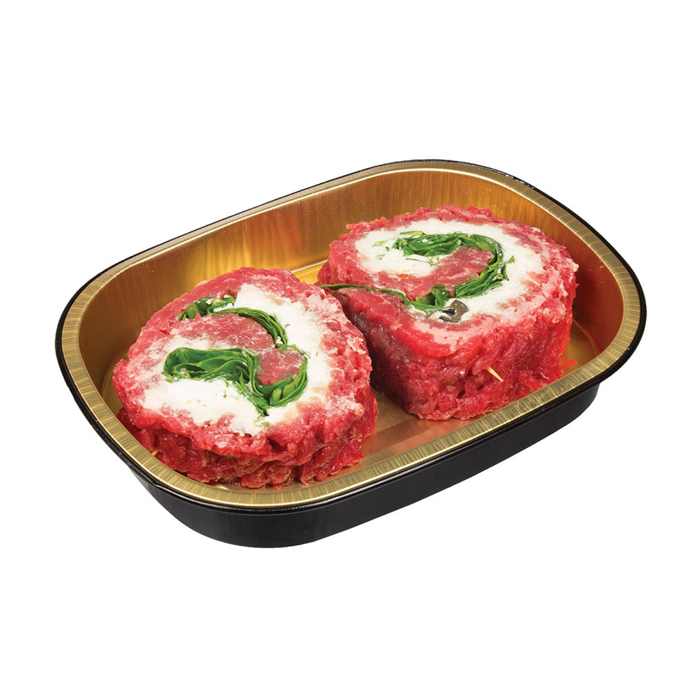 Meal Simple by H-E-B Spinach, Feta & Olive-Stuffed Beef Flank Steak Pinwheels, Avg. 0.51 lb