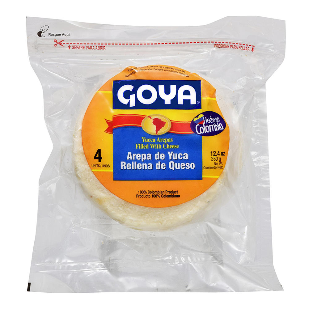 Goya Cheese-Filled Yucca Arepas, 4 ct
