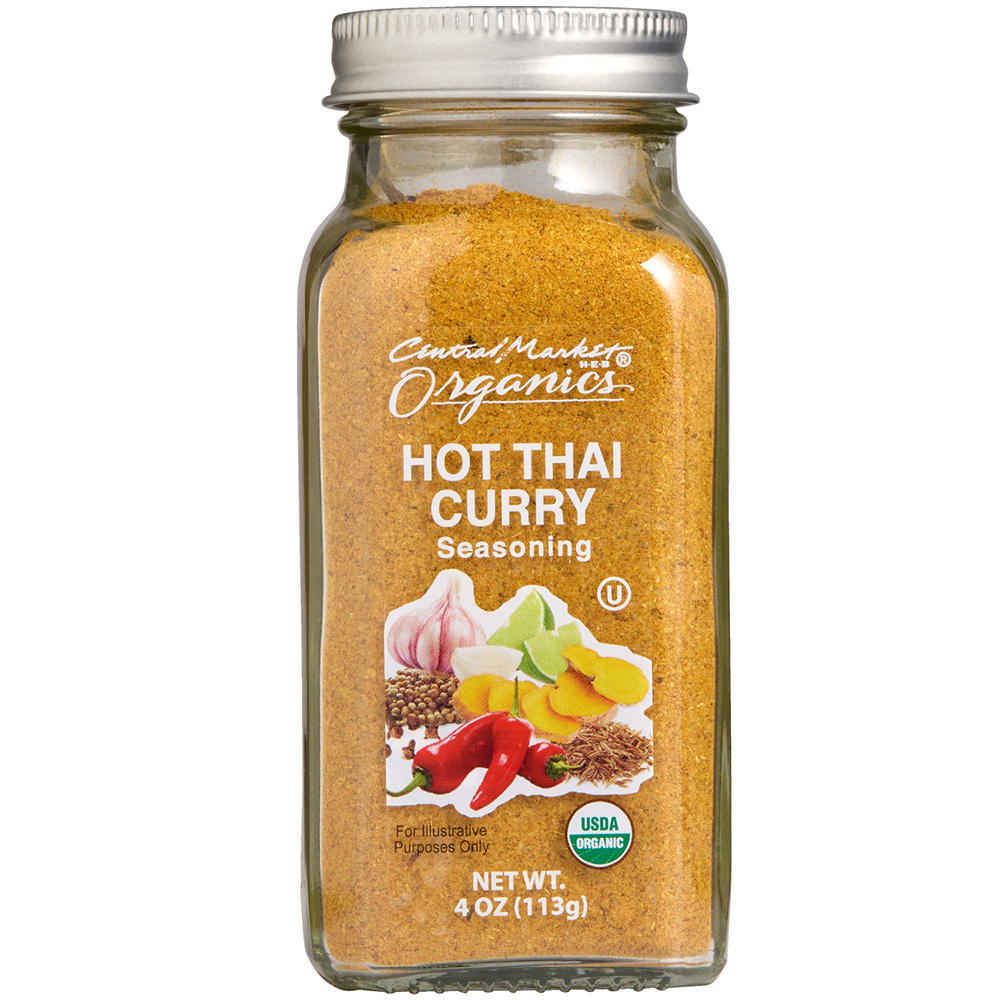 Central Market Organics Hot Thai Curry Seasoning, 4 oz