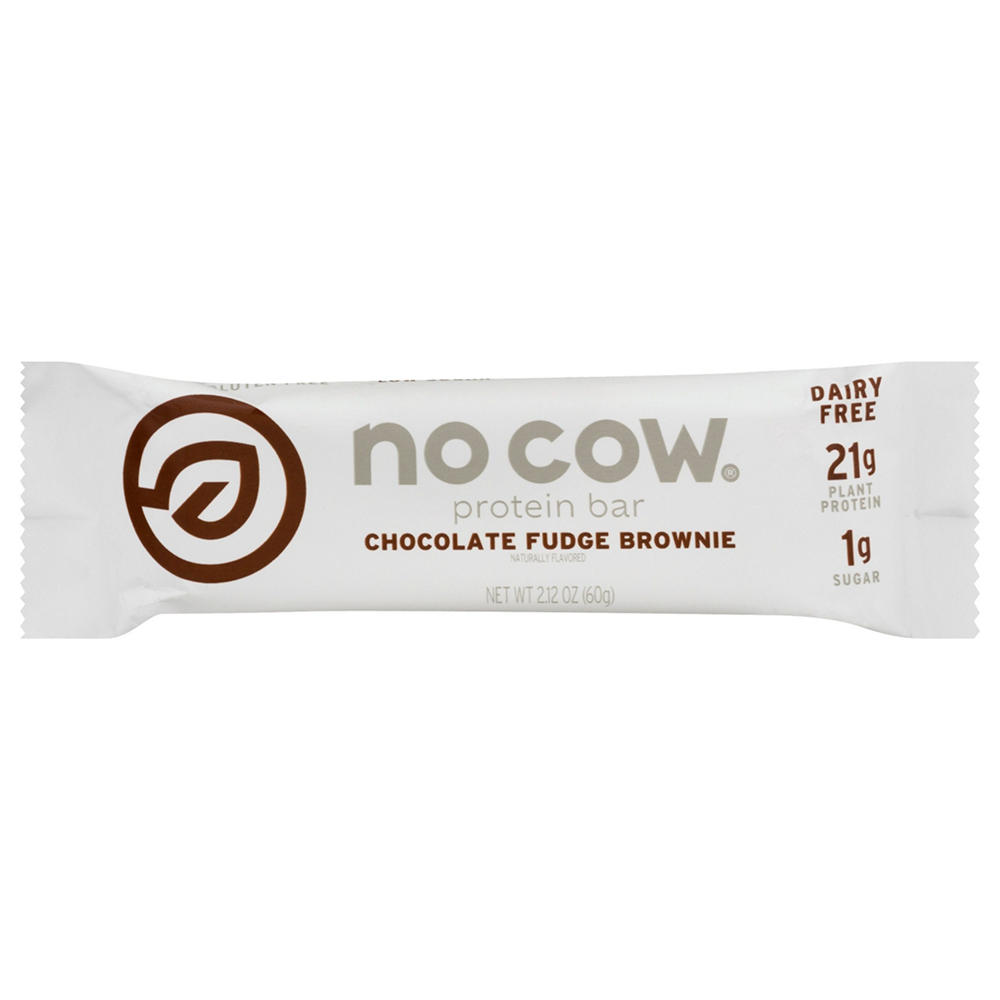 No Cow Dairy Free 21g Protein Bar - Chocolate Fudge Brownie, 2.12 oz