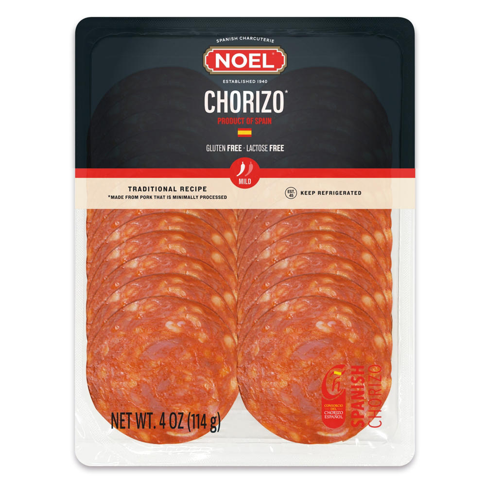Noel Sliced Chorizo, 4 oz