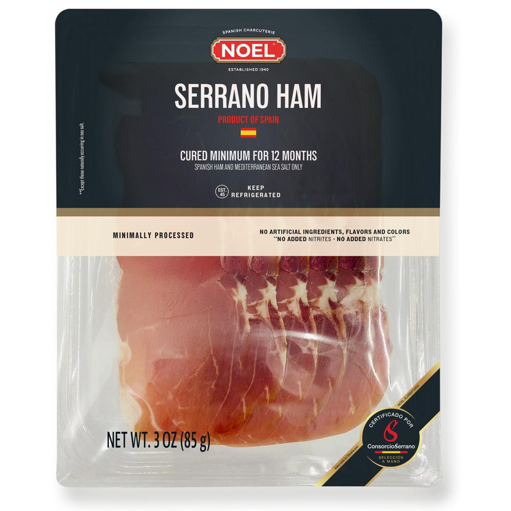 Noel Sliced Serrano Ham, 3 oz