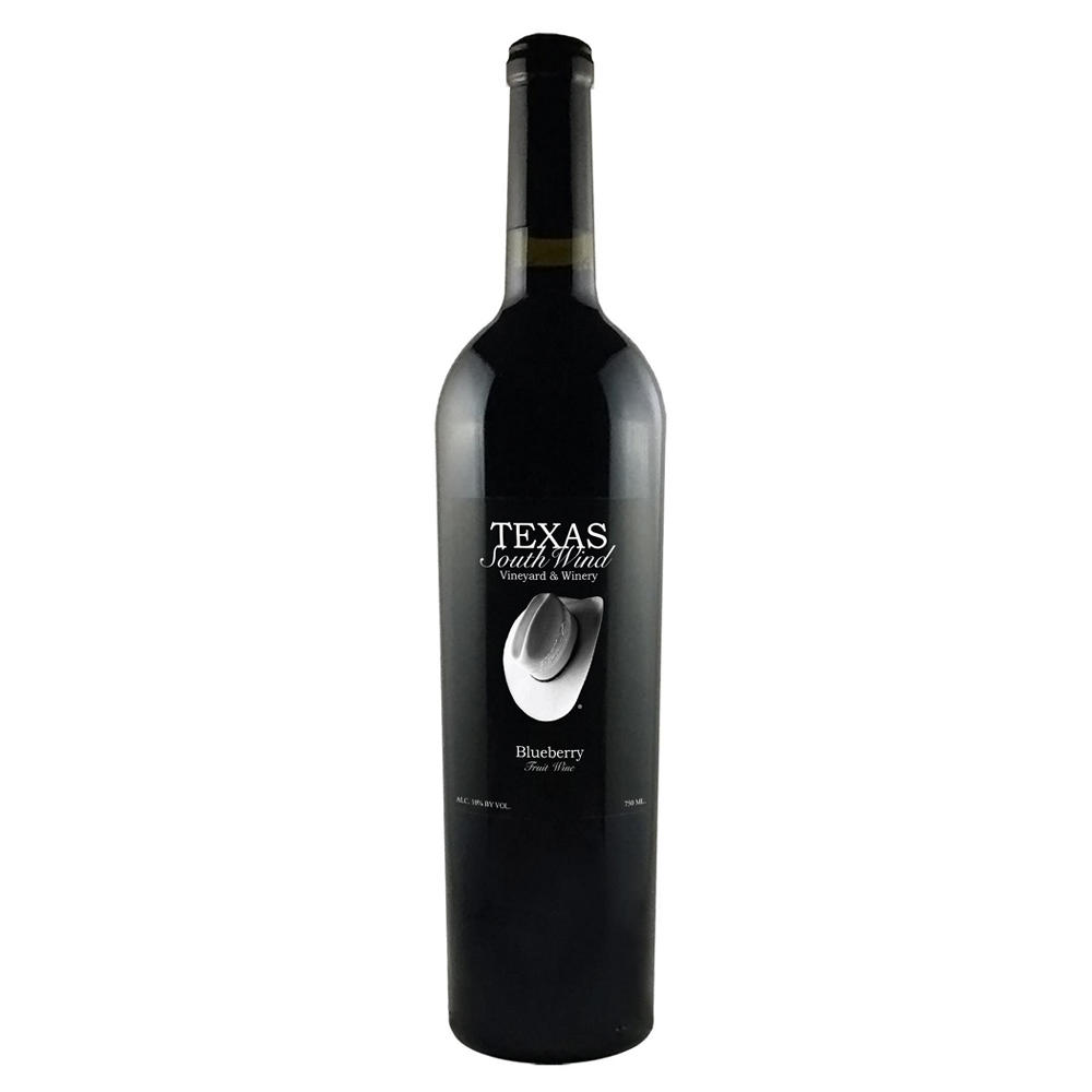Texas South Wind Blueberry Fruit Wine, 750 mL