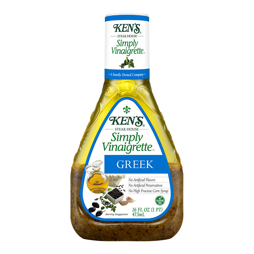 Ken's Steak House Simply Vinaigrette Greek Dressing, 16 oz