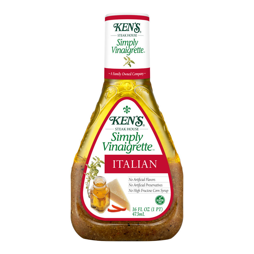 Ken's Steak House Simply Vinaigrette Italian Dressing, 16 oz